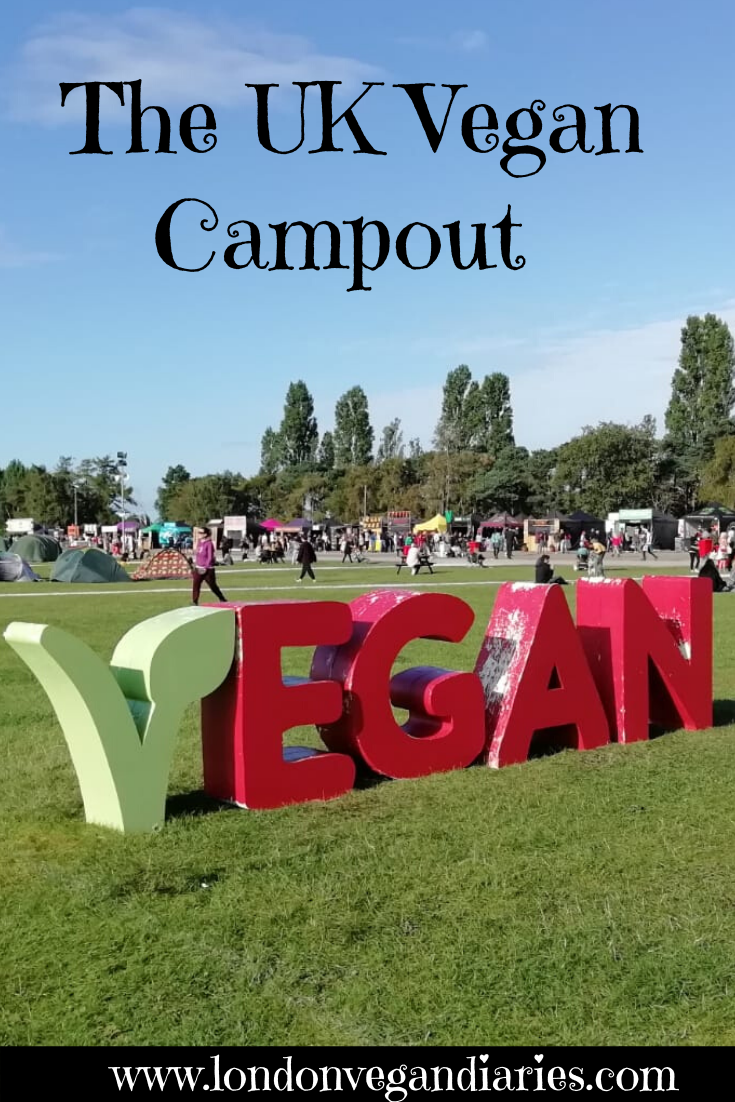 UK Vegan Campout - Pinterest Pin