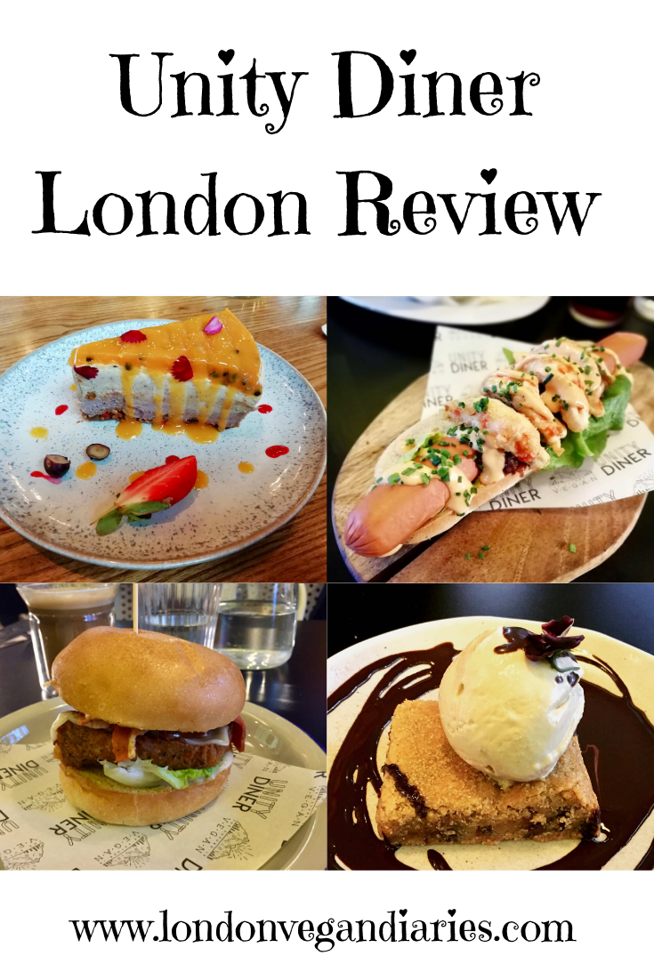 Unity Diner London Review - Pinterest Pin